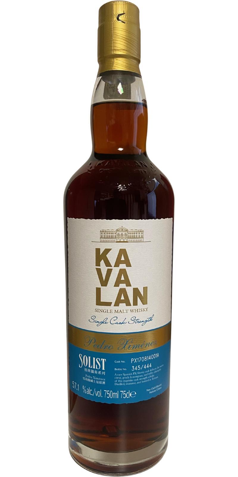 Kavalan Solist  Pedro Ximénez