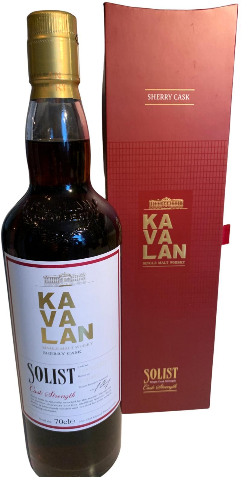 Kavalan Solist  Sherry Cask