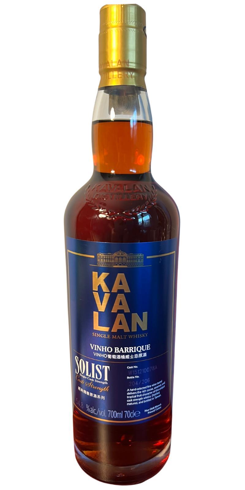Kavalan Solist  Vinho Barrique