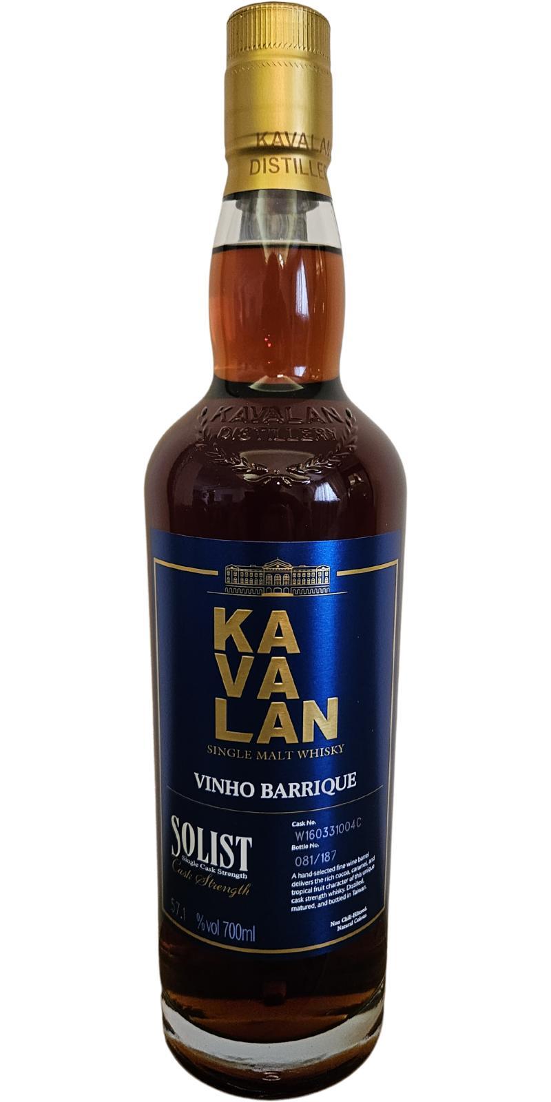 Kavalan Solist  Vinho Barrique