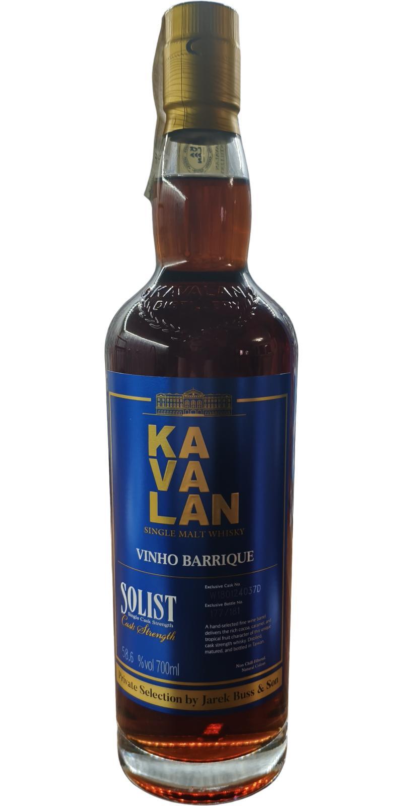 Kavalan Solist  Vinho Barrique