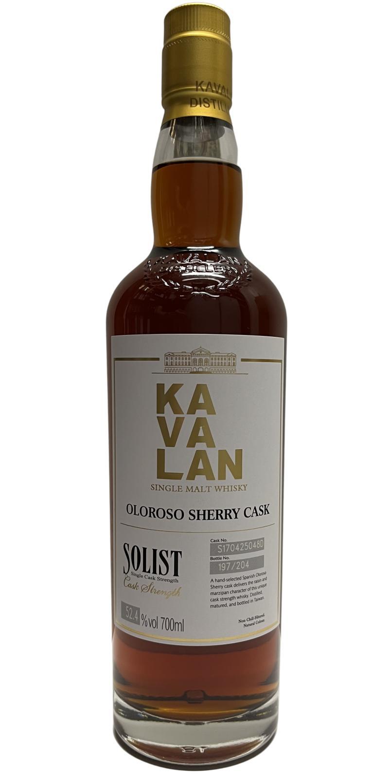 Kavalan Solist  Oloroso Sherry Cask