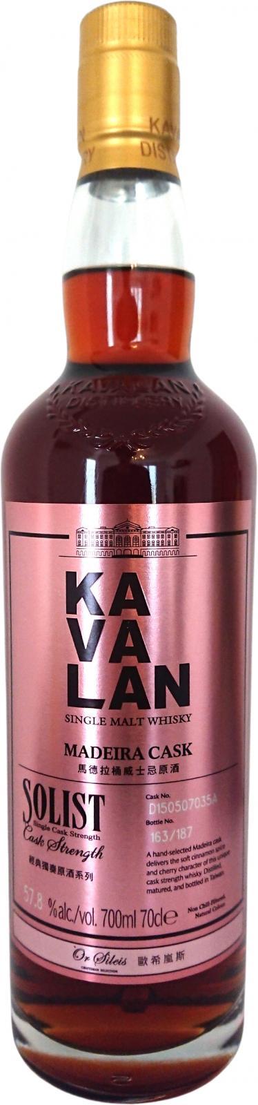 Kavalan Solist  Madeira Cask