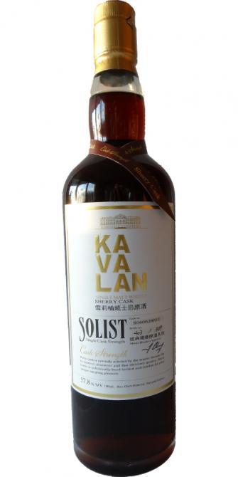 Kavalan Solist  Sherry Cask