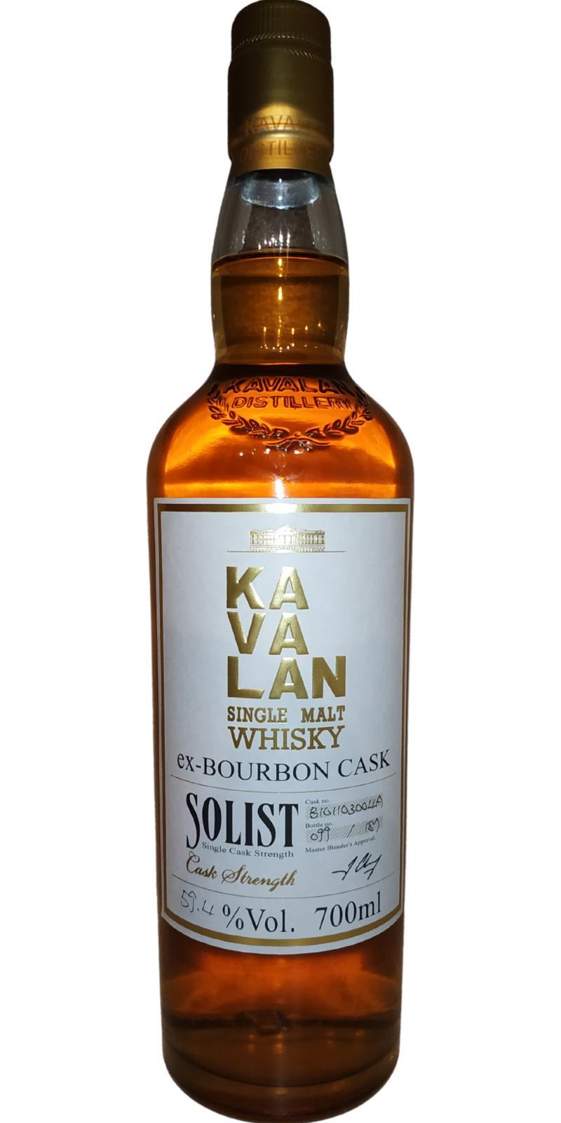 Kavalan Solist  ex-Bourbon Cask