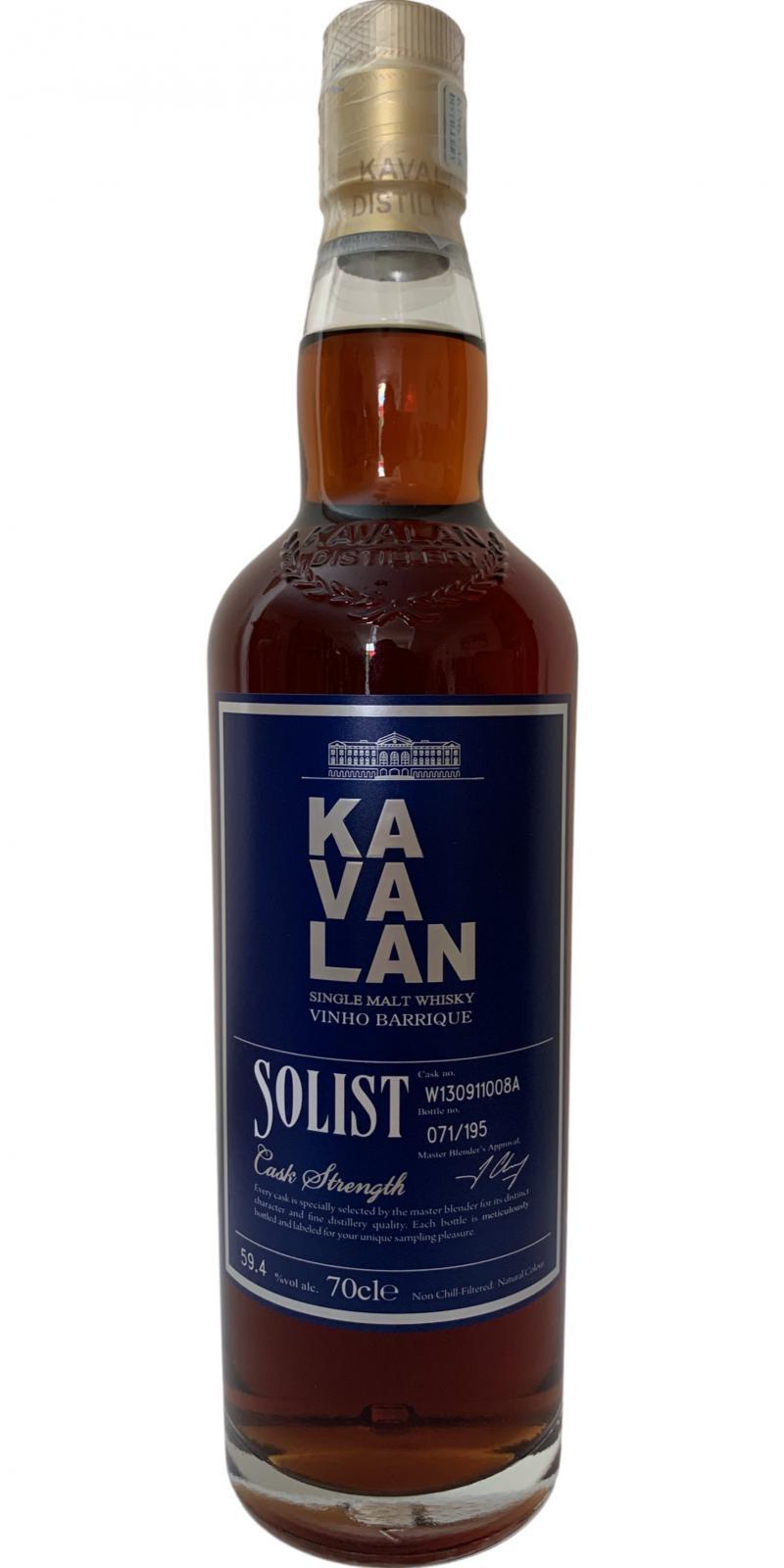 Kavalan Solist  Vinho Barrique