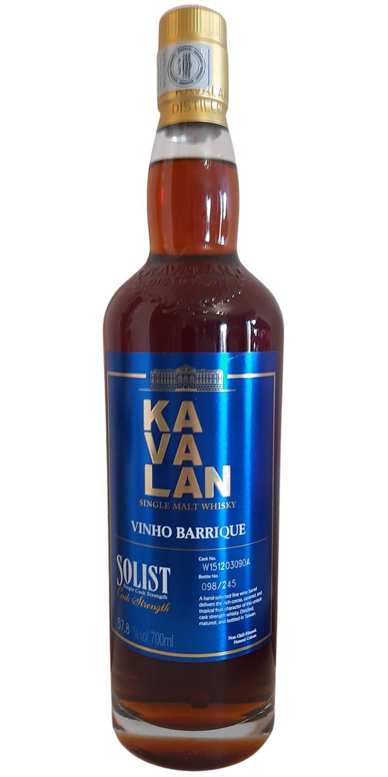 Kavalan Solist  Vinho Barrique