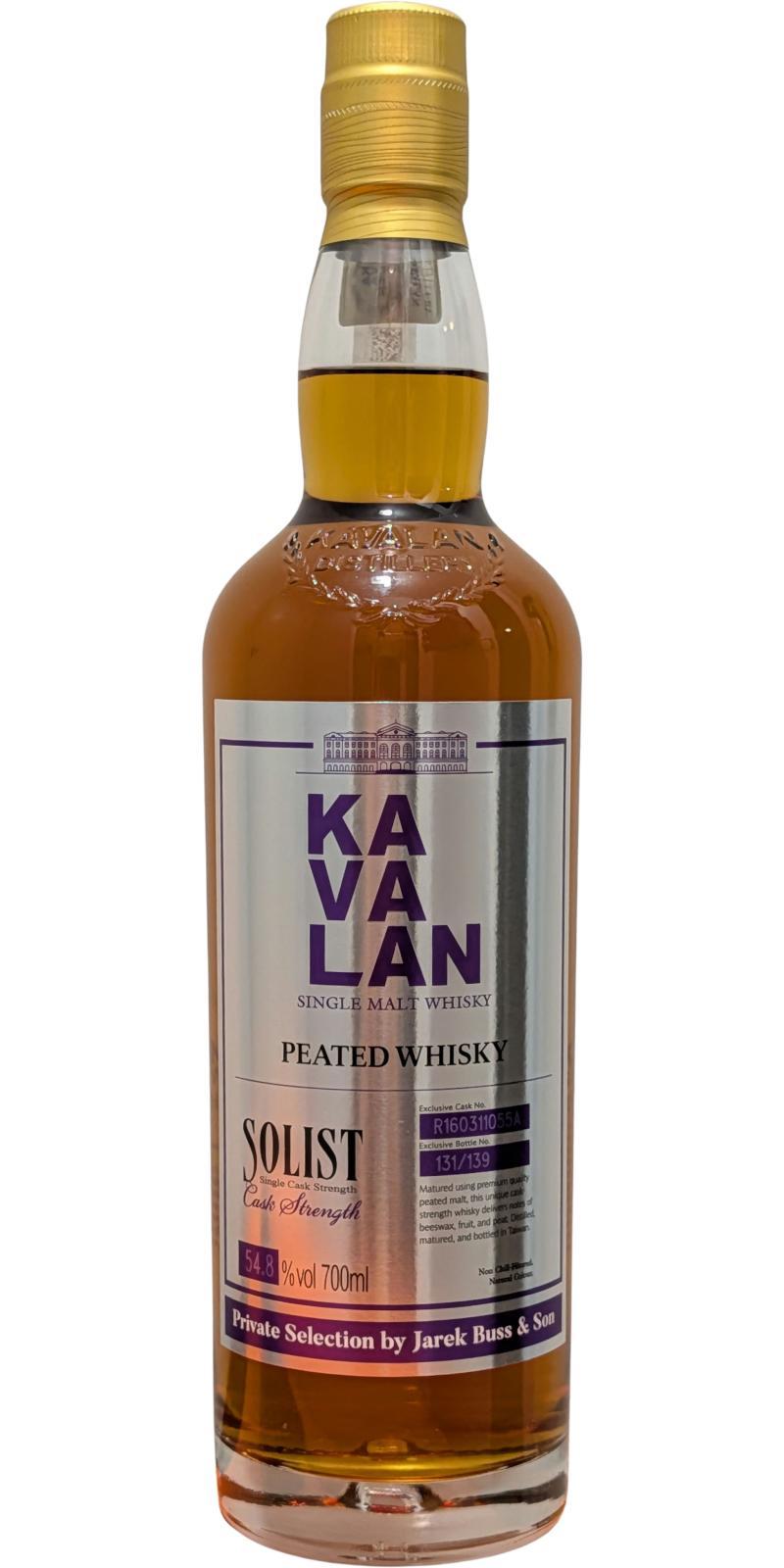 Kavalan Solist  Peated Whisky