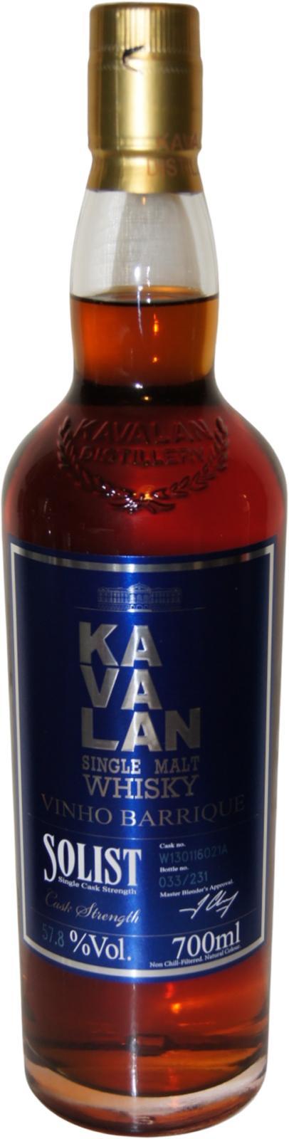 Kavalan Solist  Vinho Barrique