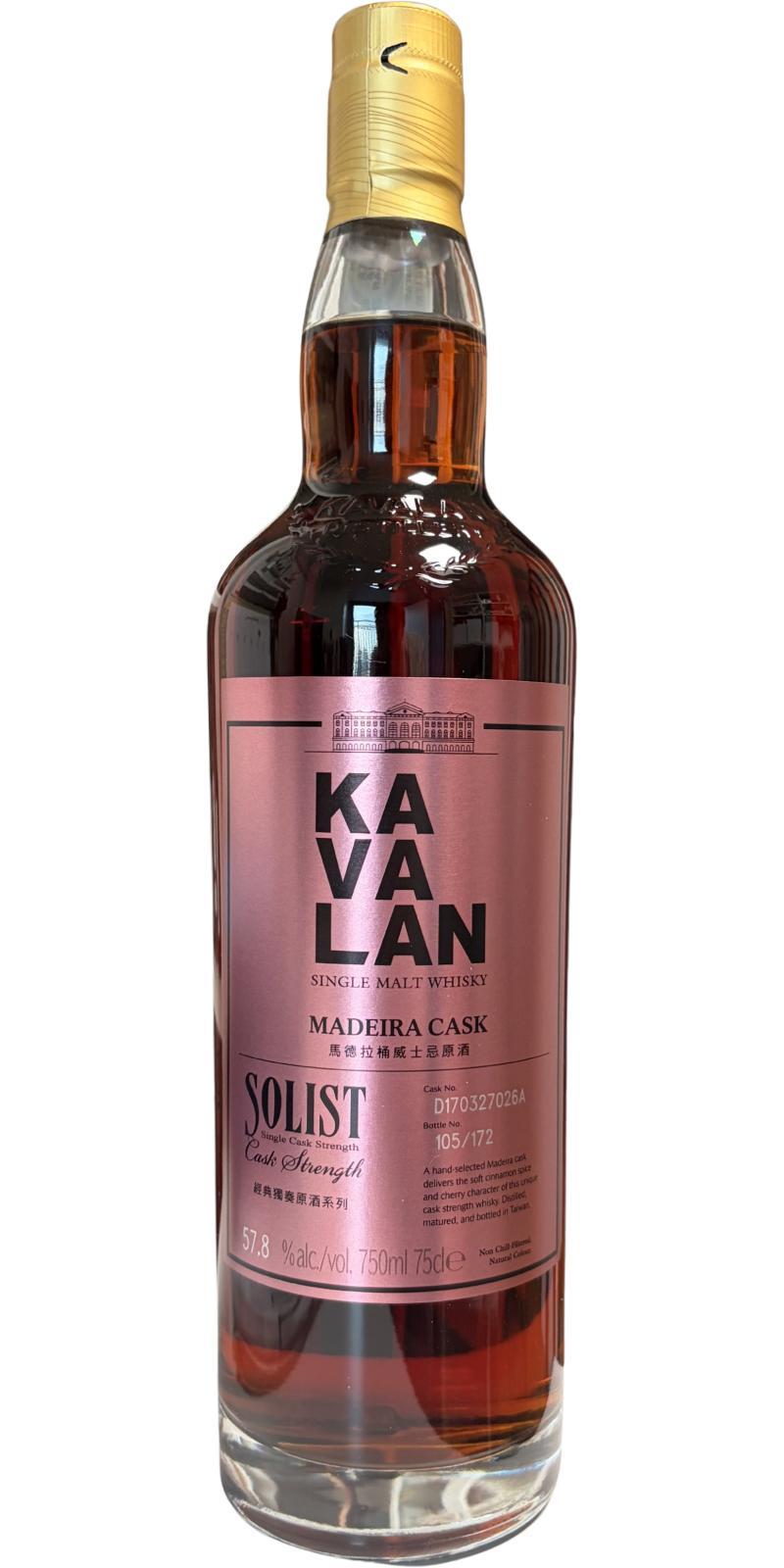 Kavalan Solist  Madeira Cask