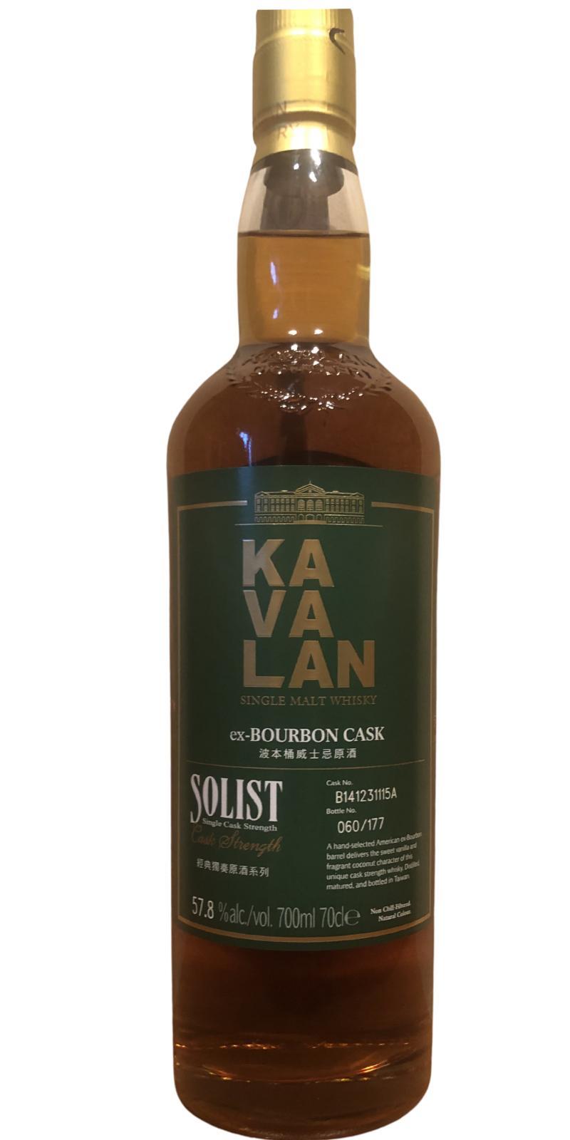 Kavalan Solist  ex-Bourbon Cask