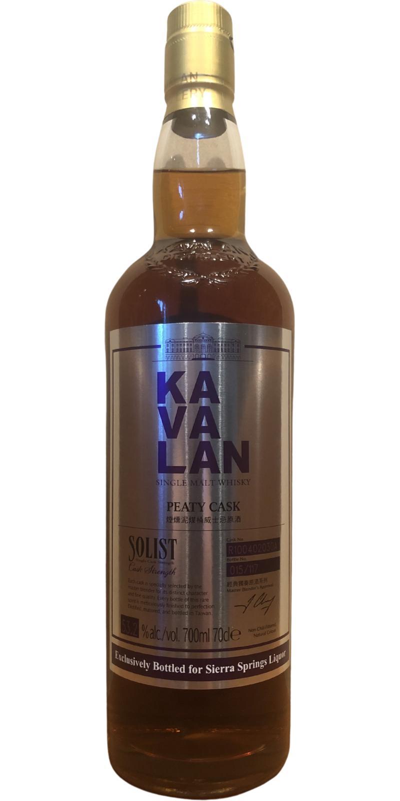 Kavalan Solist  Peaty Cask