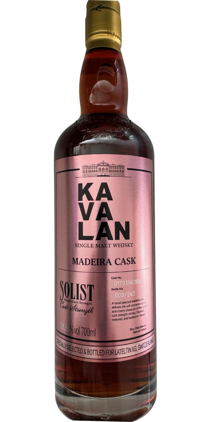 Kavalan Solist  Madeira Cask