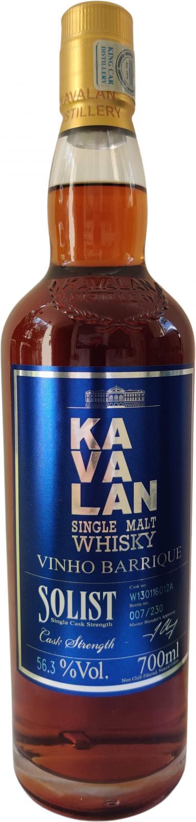 Kavalan Solist  Vinho Barrique