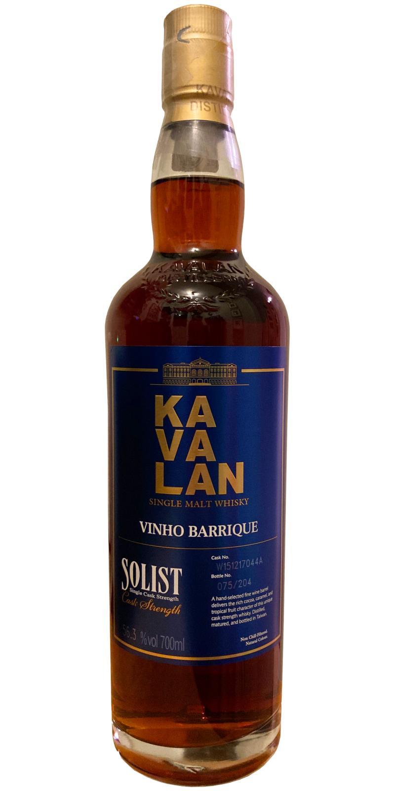 Kavalan Solist  Vinho Barrique