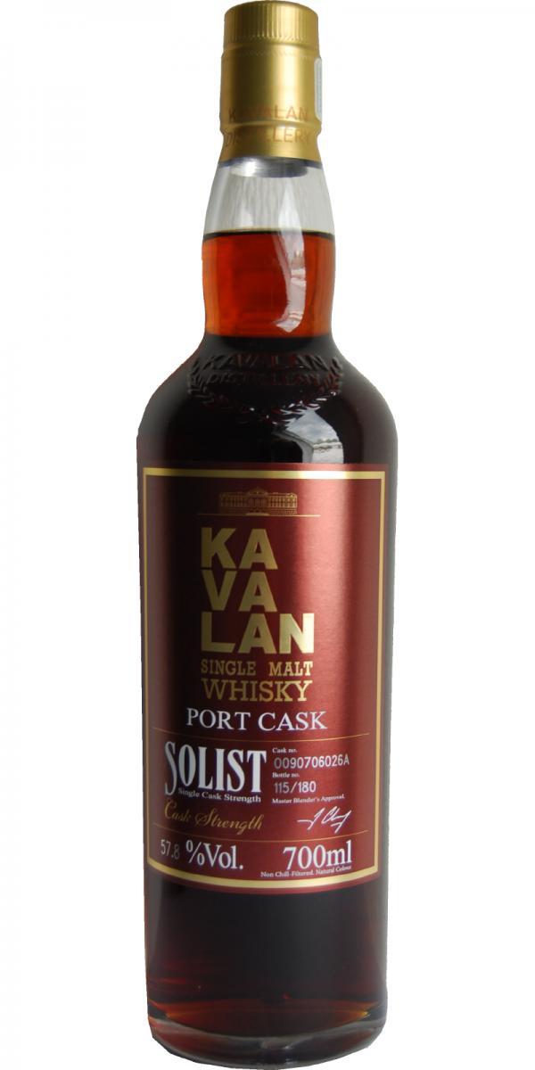 Kavalan Solist  Port Cask