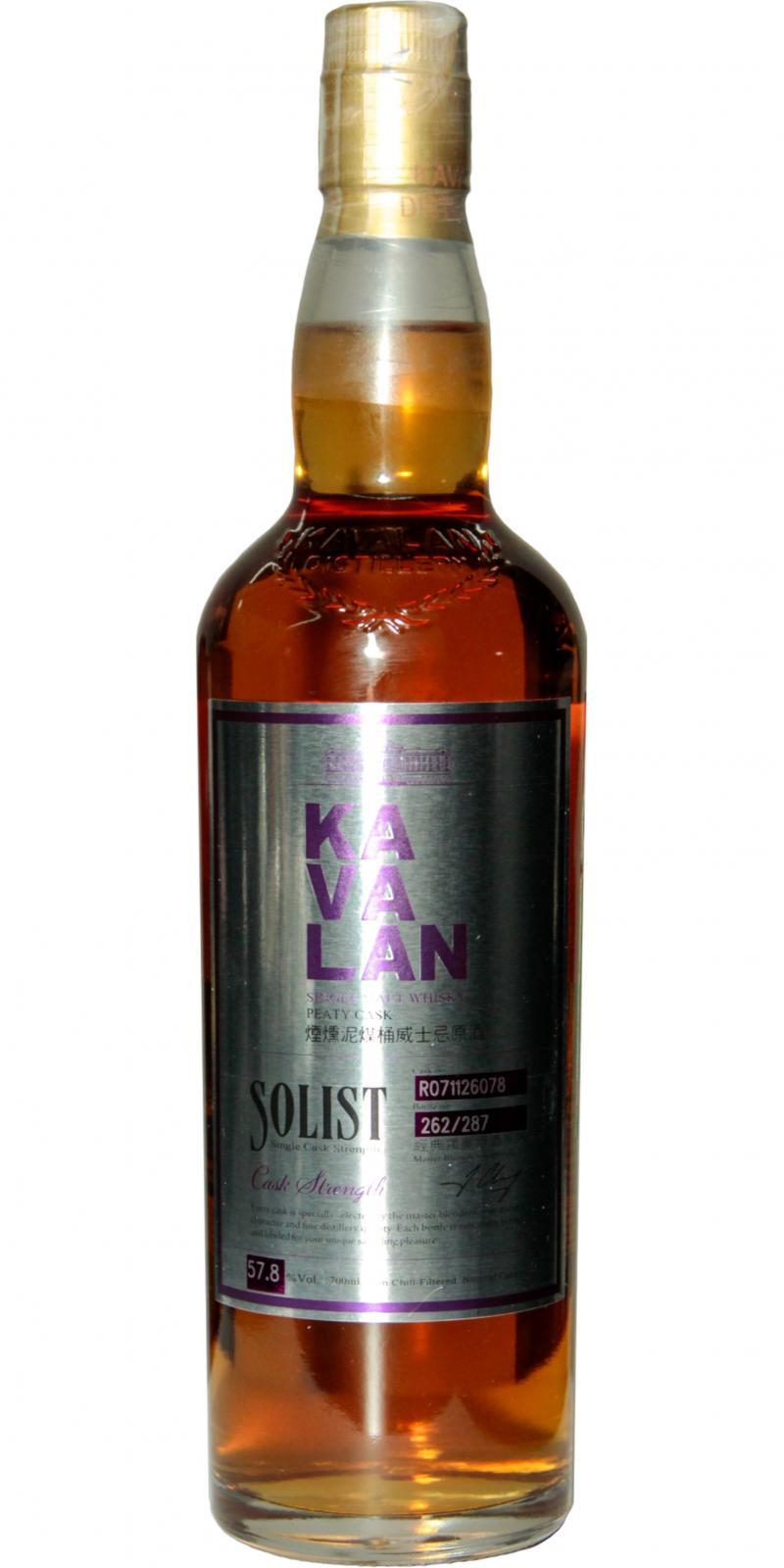 Kavalan Solist  Peaty Cask