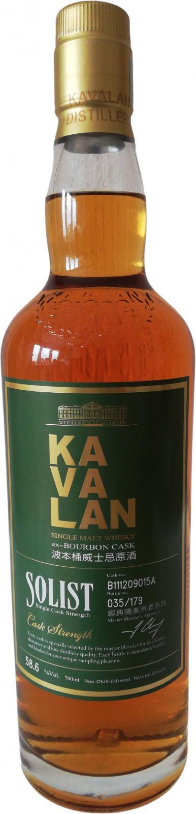Kavalan Solist  ex-Bourbon Cask