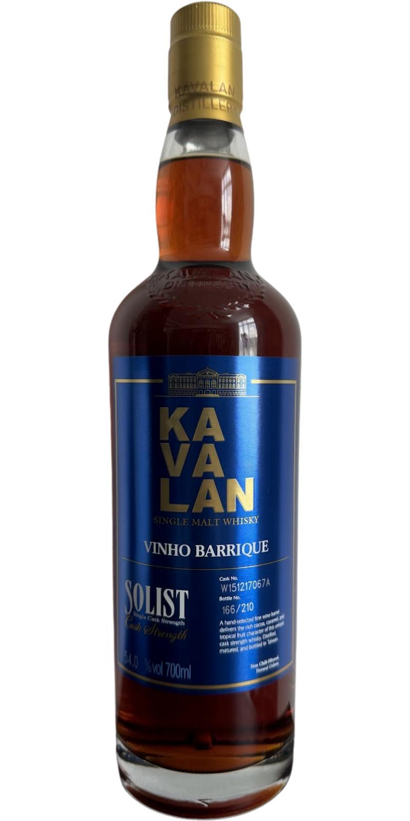 Kavalan Solist  Vinho Barrique