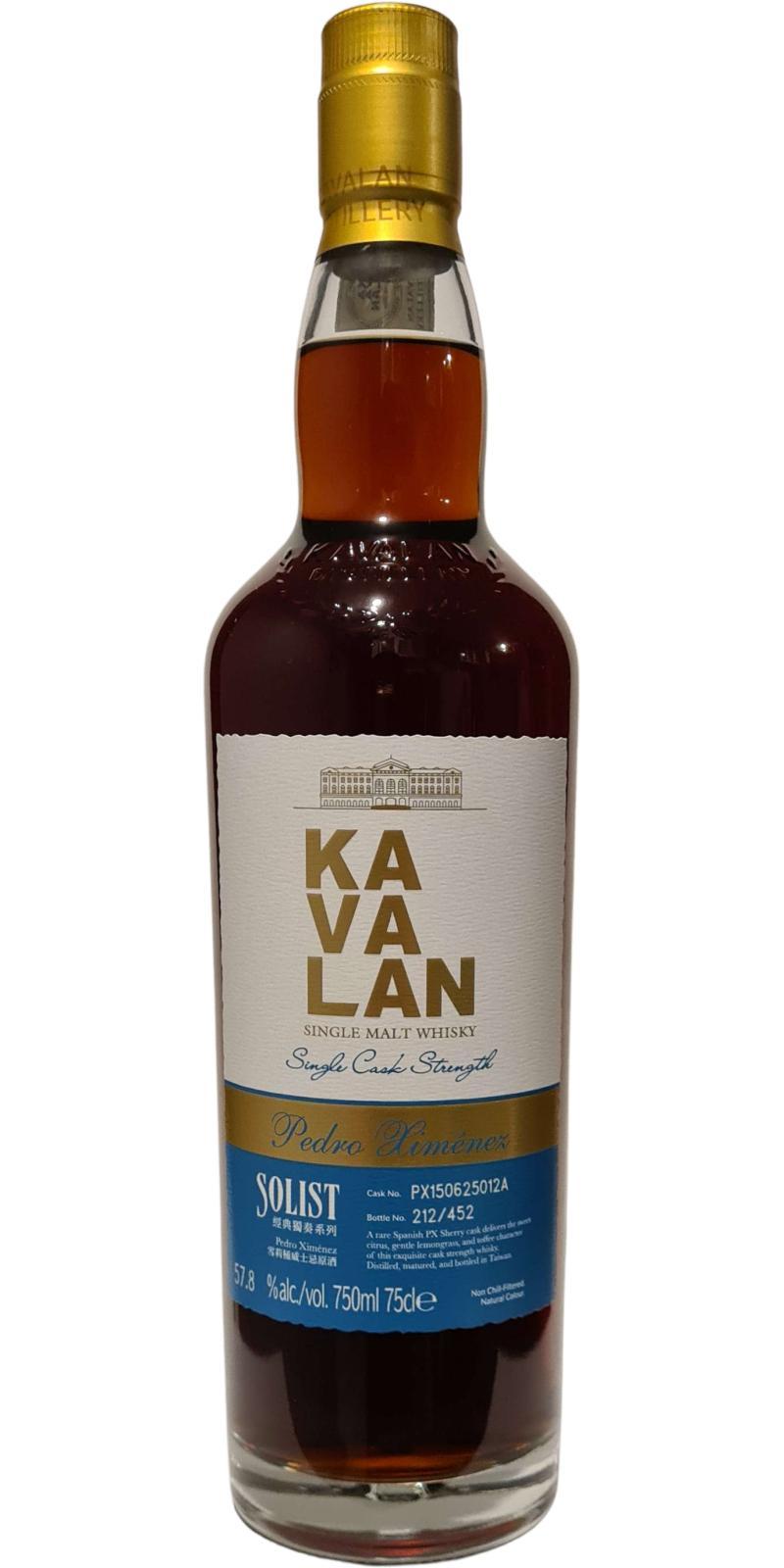 Kavalan Solist  Pedro Ximénez