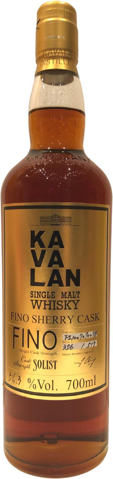 Kavalan Solist  Fino Sherry Cask