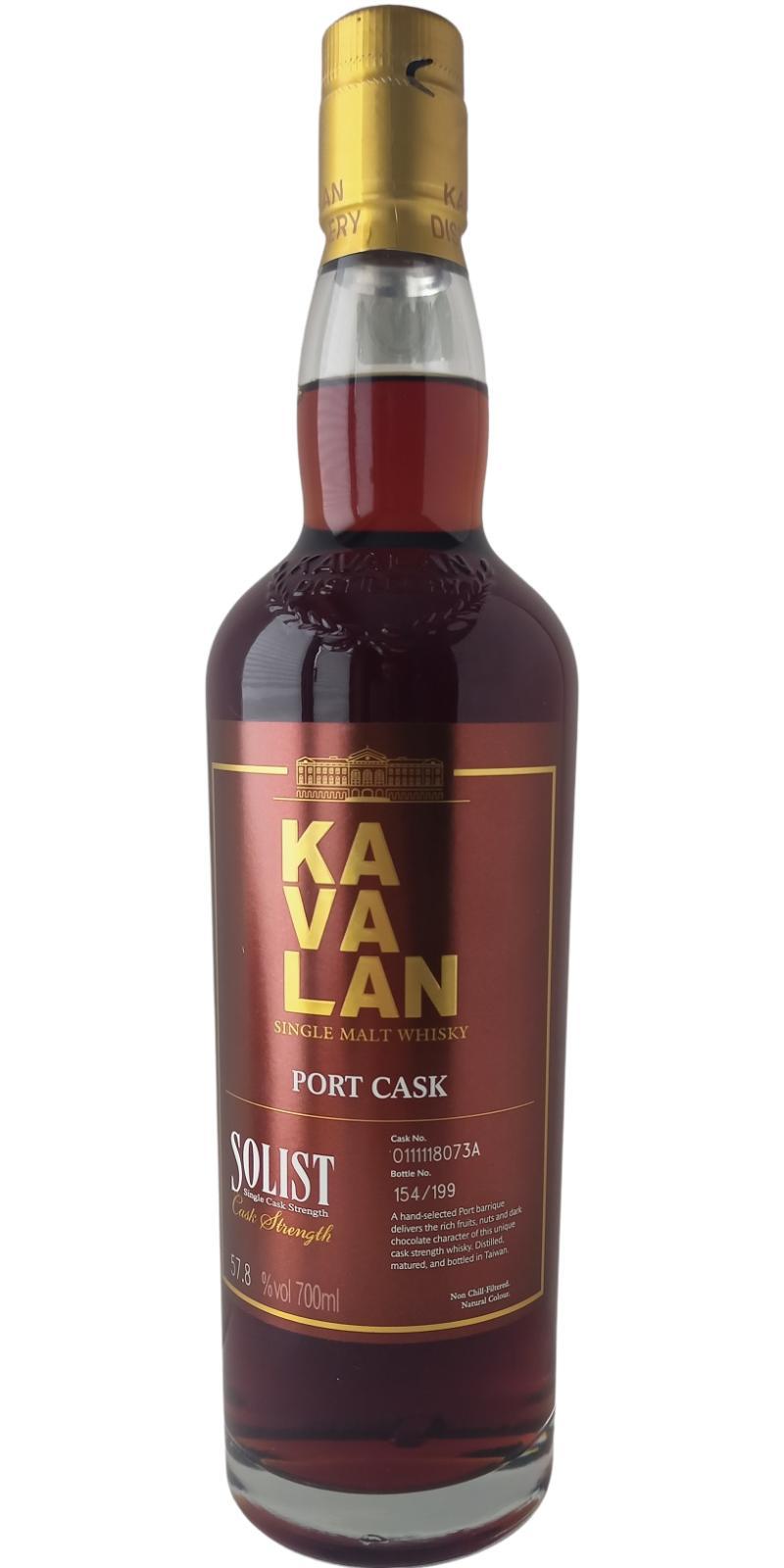 Kavalan Solist  Port Cask