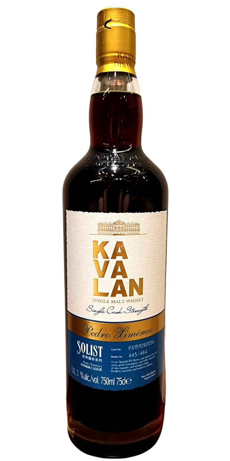 Kavalan Solist  Pedro Ximénez