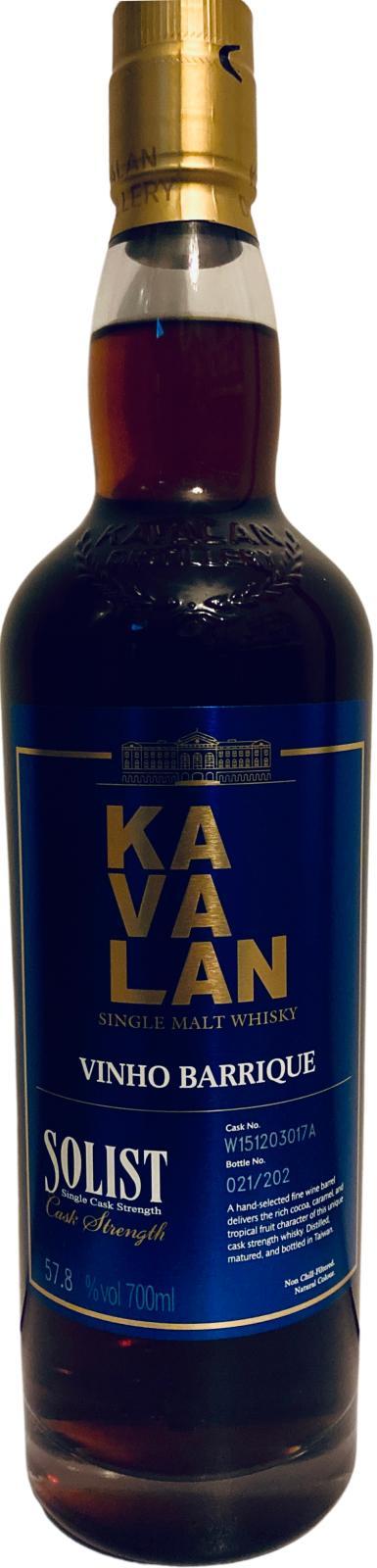 Kavalan Solist  Vinho Barrique