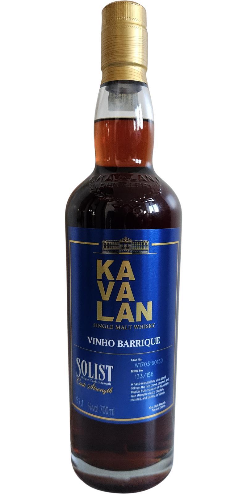 Kavalan Solist  Vinho Barrique