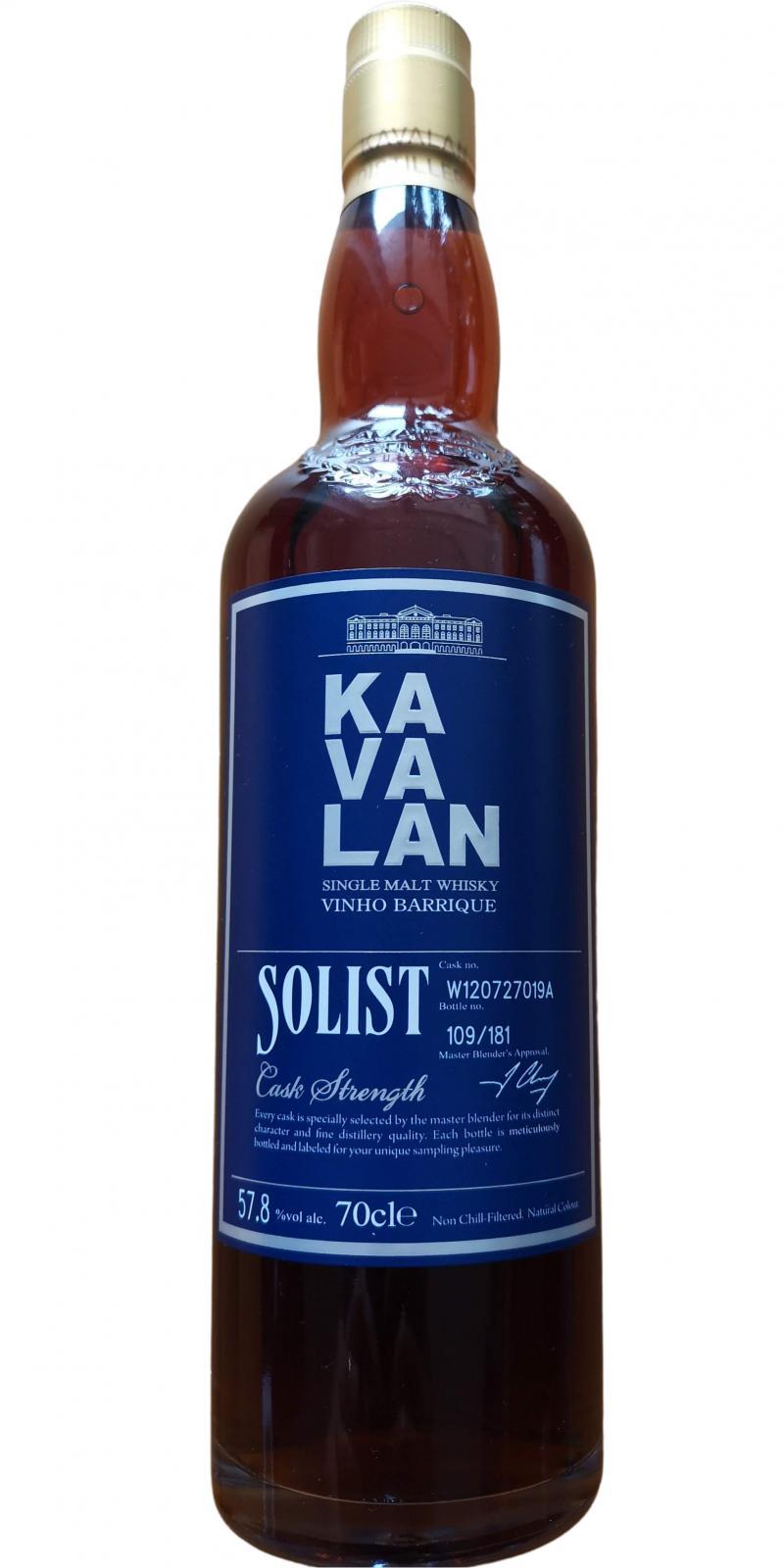 Kavalan Solist  Vinho Barrique