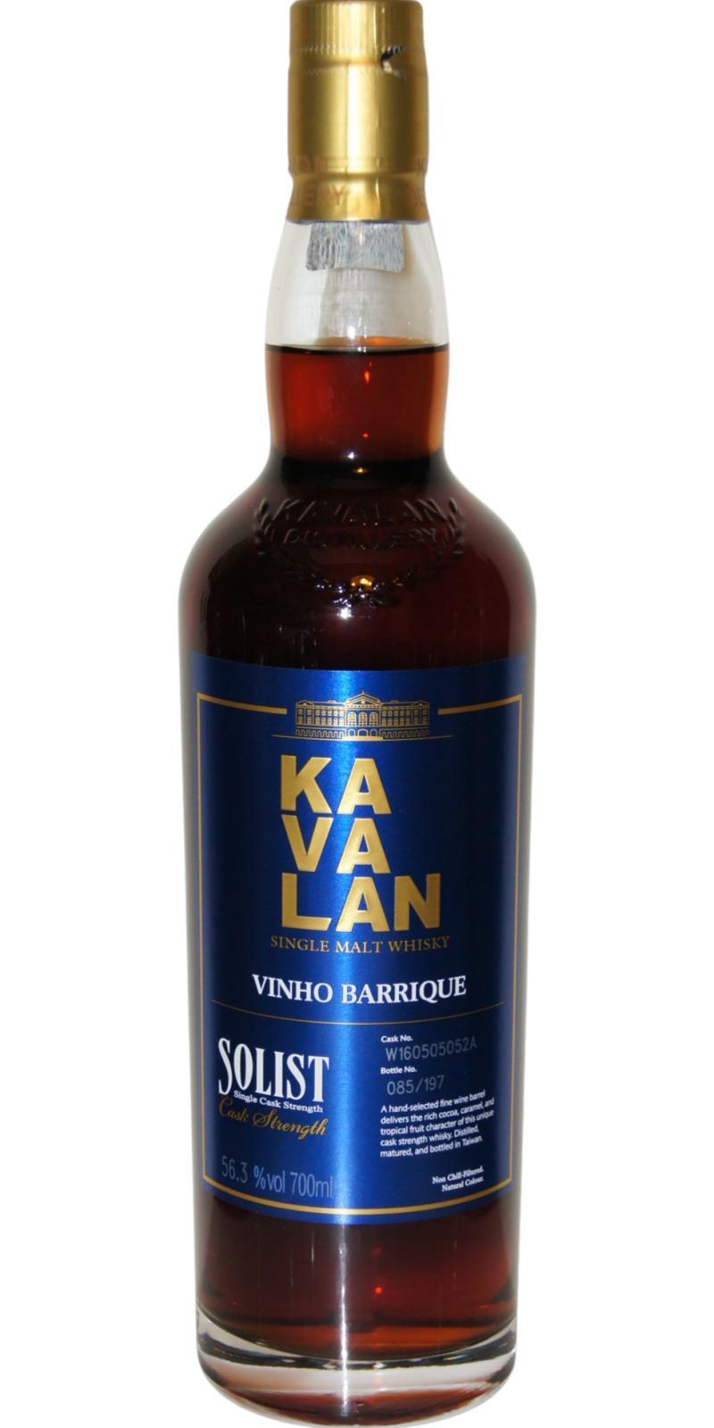 Kavalan Solist  Vinho Barrique