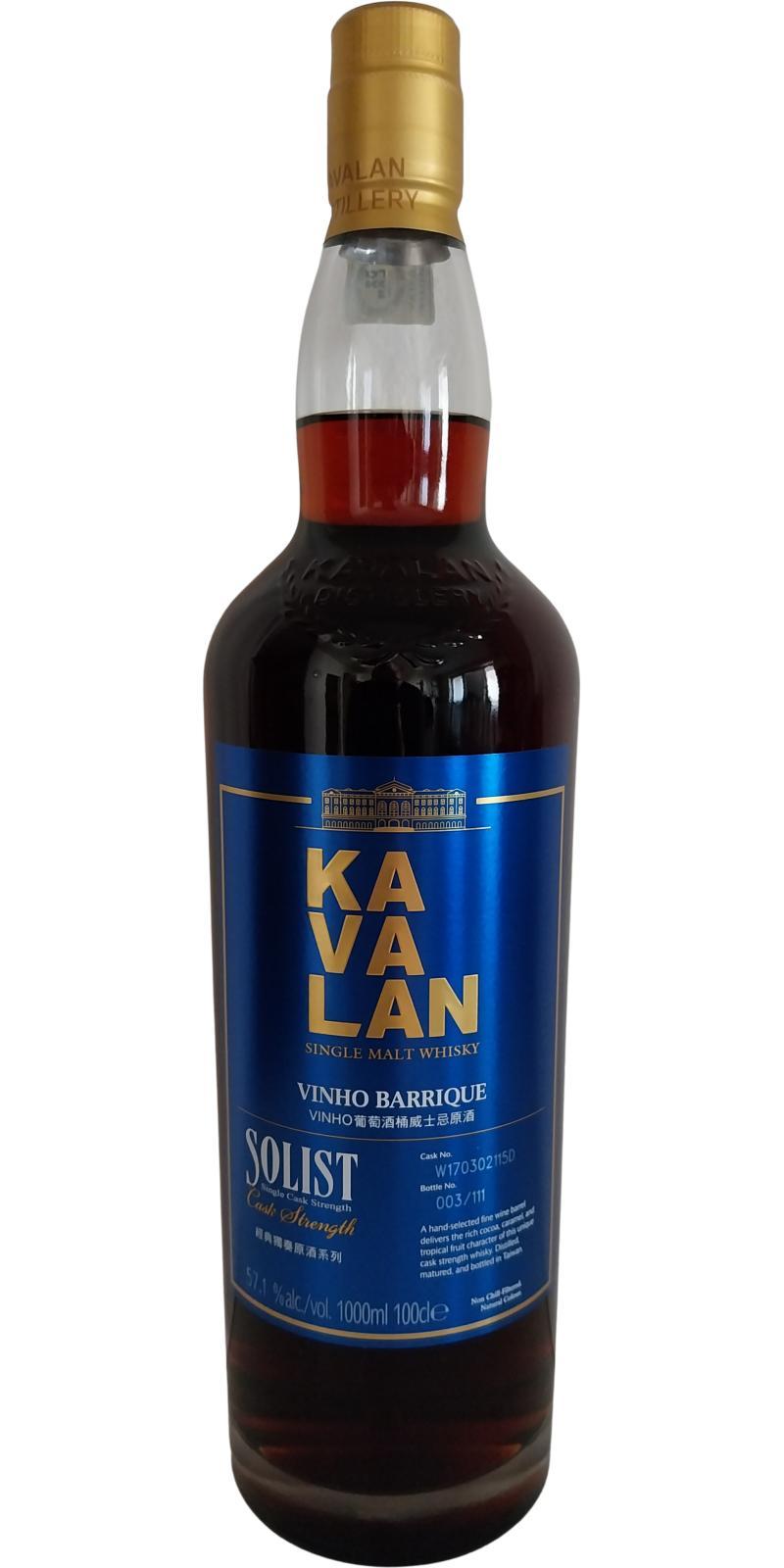 Kavalan Solist  Vinho Barrique
