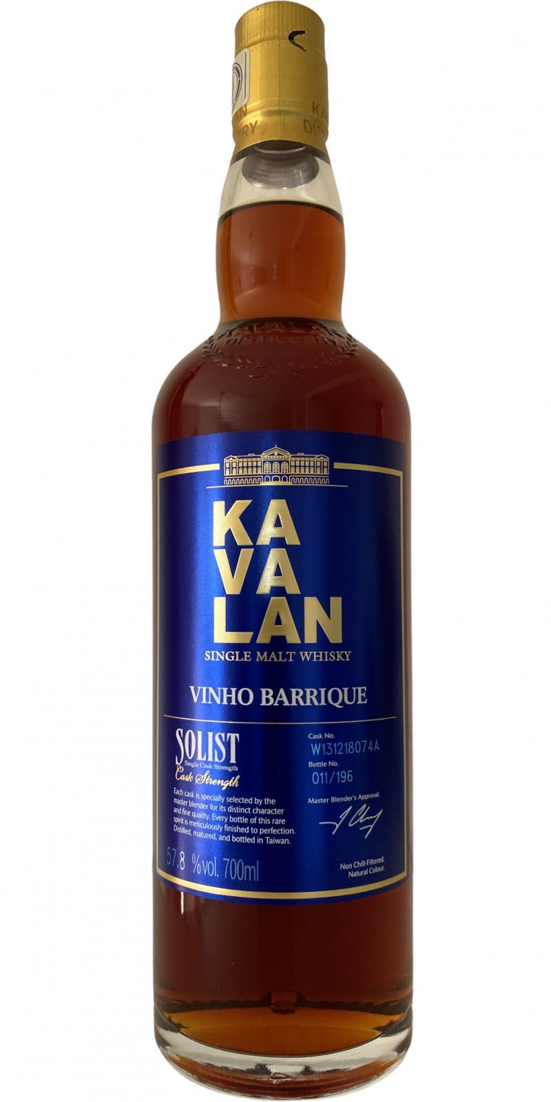 Kavalan Solist  Vinho Barrique