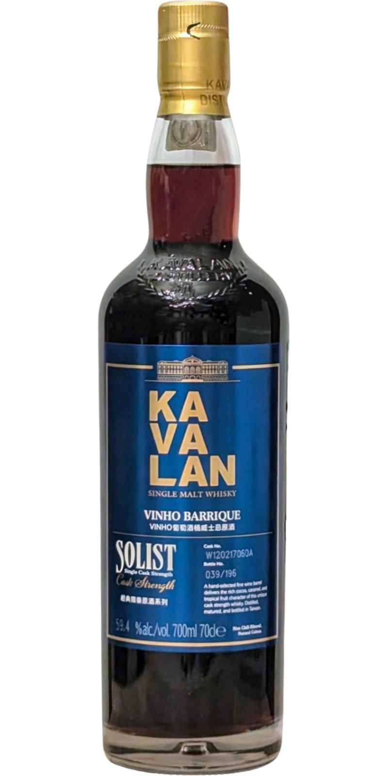 Kavalan Solist  Vinho Barrique