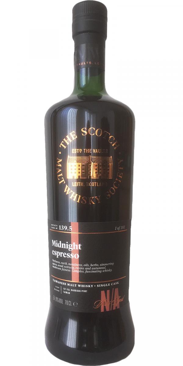 Kavalan SMWS 139.5  Midnight Espresso