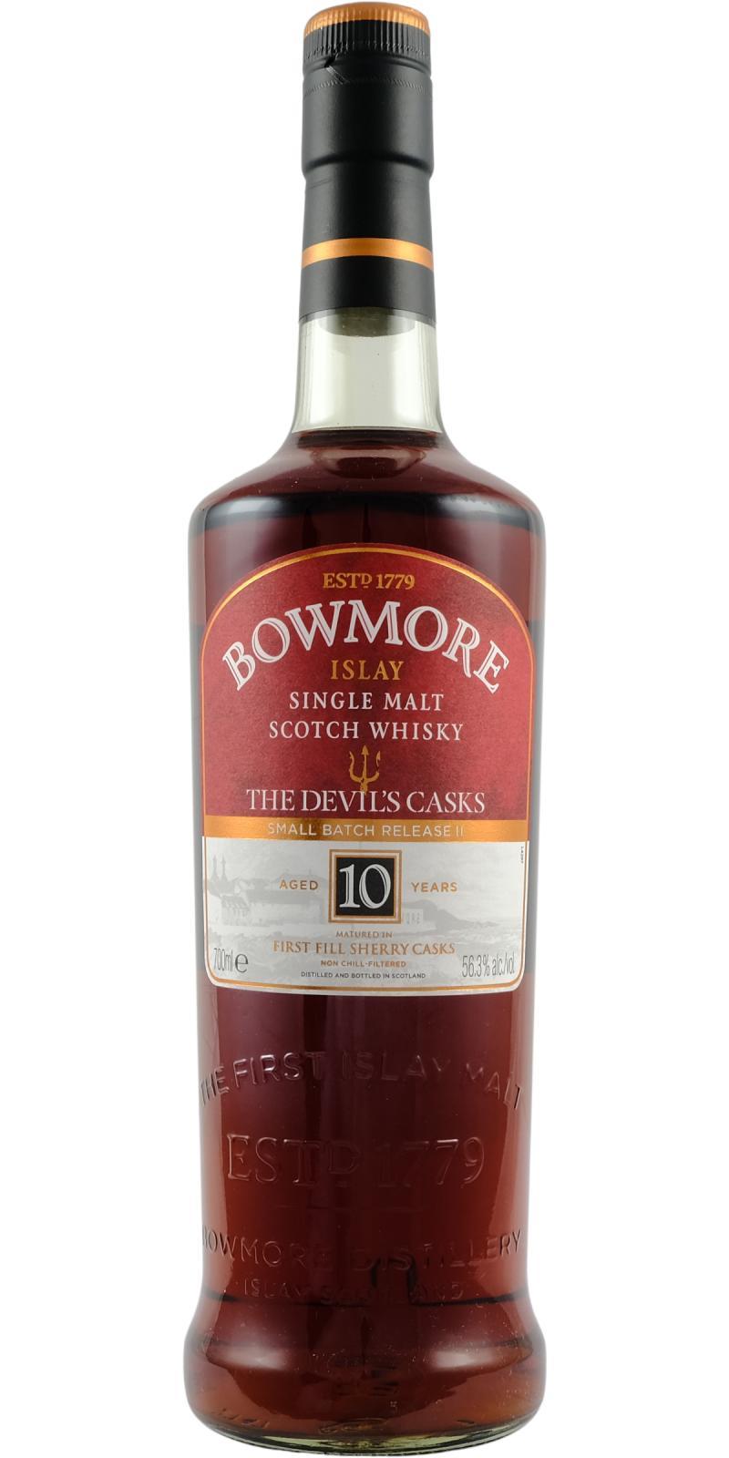 Bowmore 10-year-old The Devil's Casks - Small Batch Release II