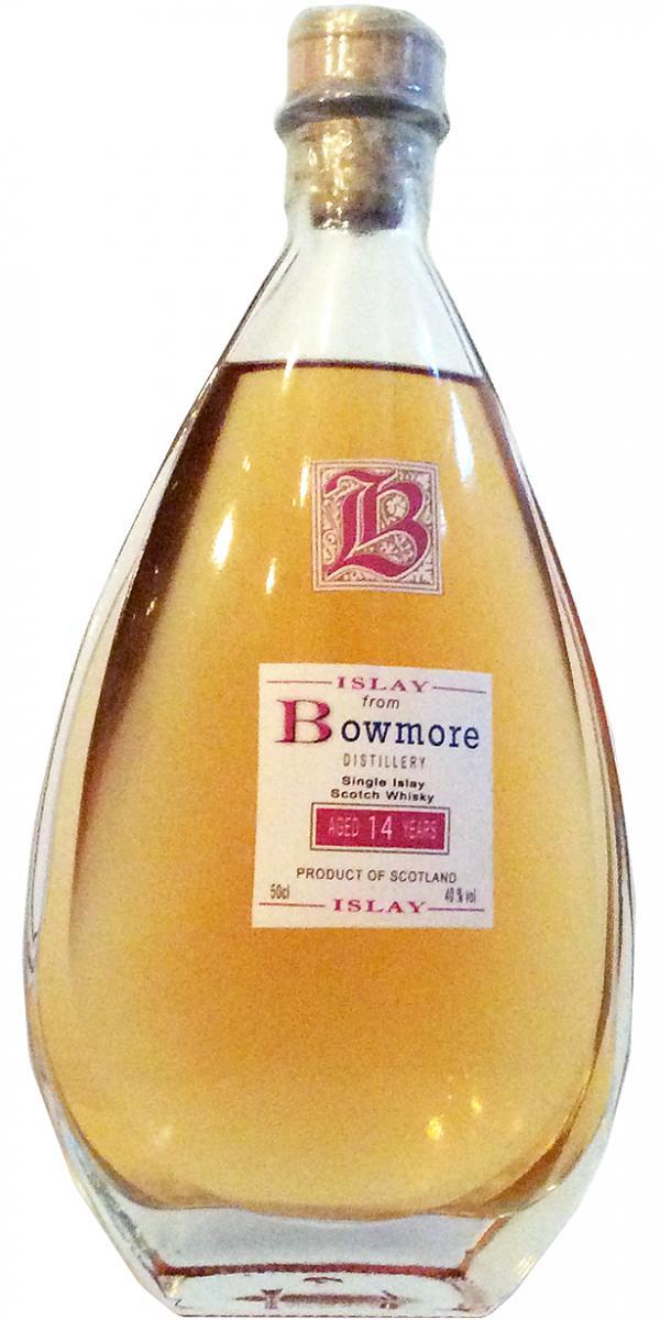 Bowmore 14-year-old pear shaped bottle