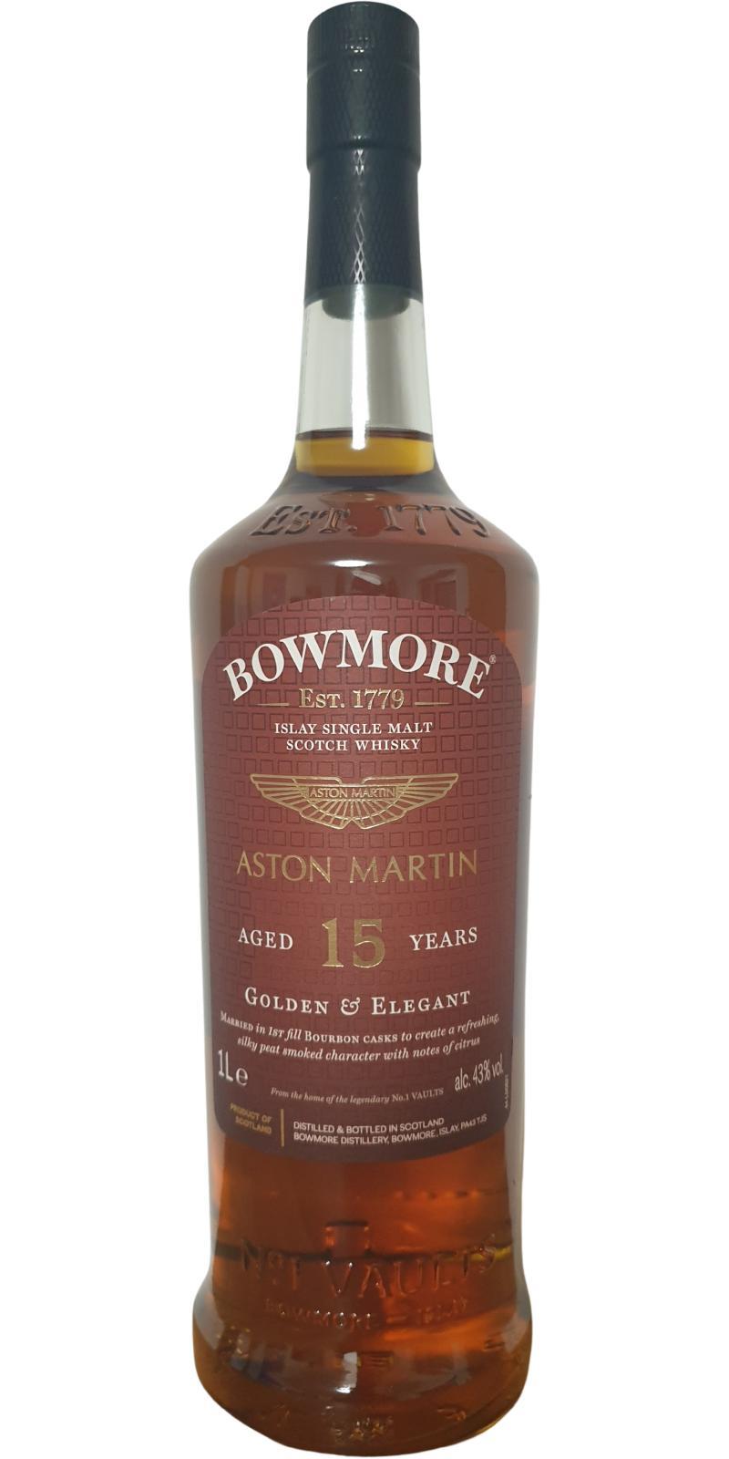 Bowmore 15-year-old Golden & Elegant - Aston Martin Edition