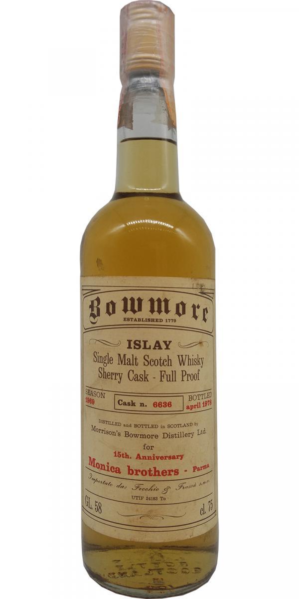 Bowmore 1969 15th Anniversary Monica brothers