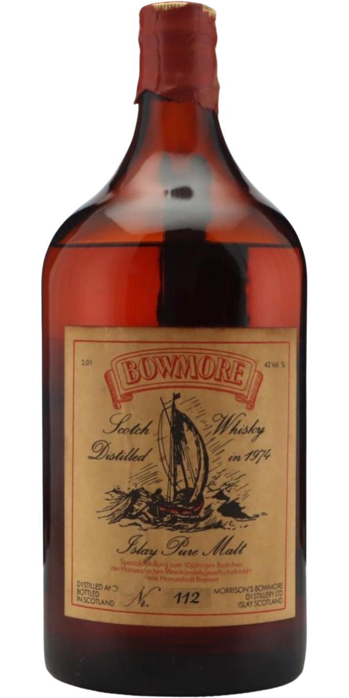 Bowmore 1974 Hanseatische Weinhandelsgesellschaft