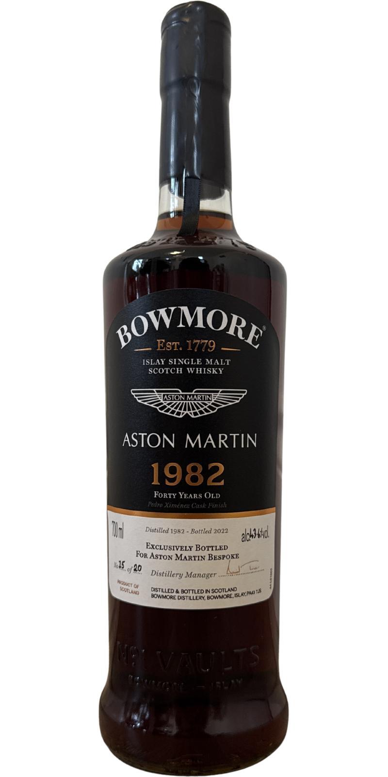 Bowmore 1982 Aston Martin