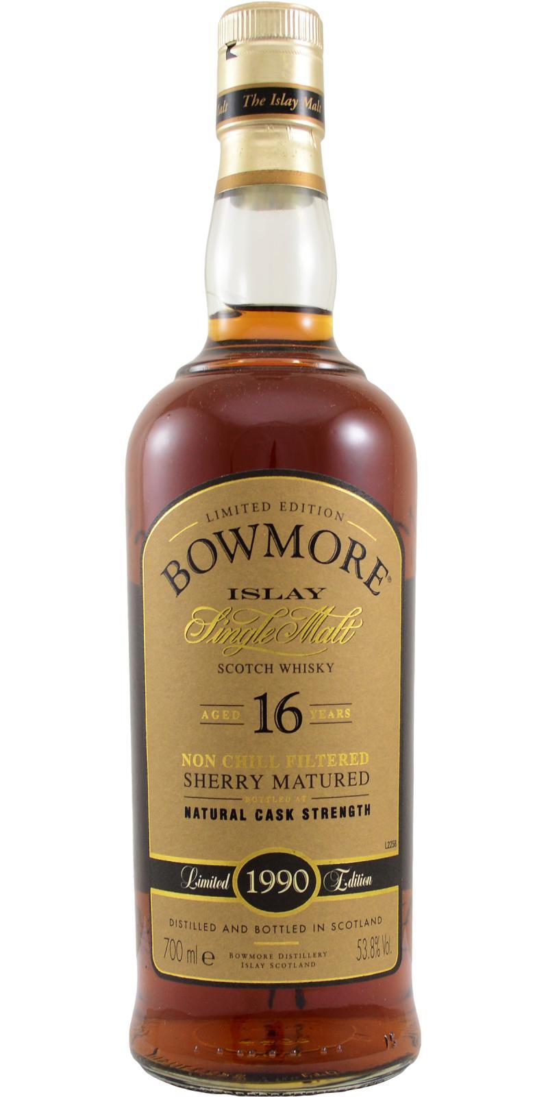 Bowmore 1990 Sherry Matured Limited 1990 Edition
