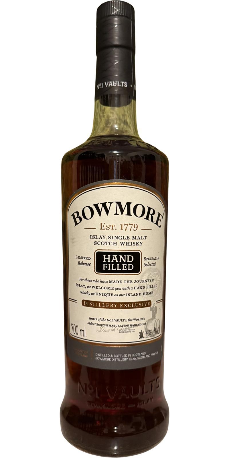 Bowmore 2007 Hand-filled at the distillery