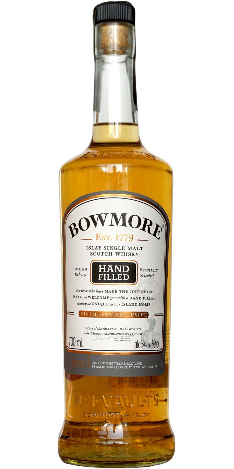 Bowmore 2007 Hand-filled at the distillery