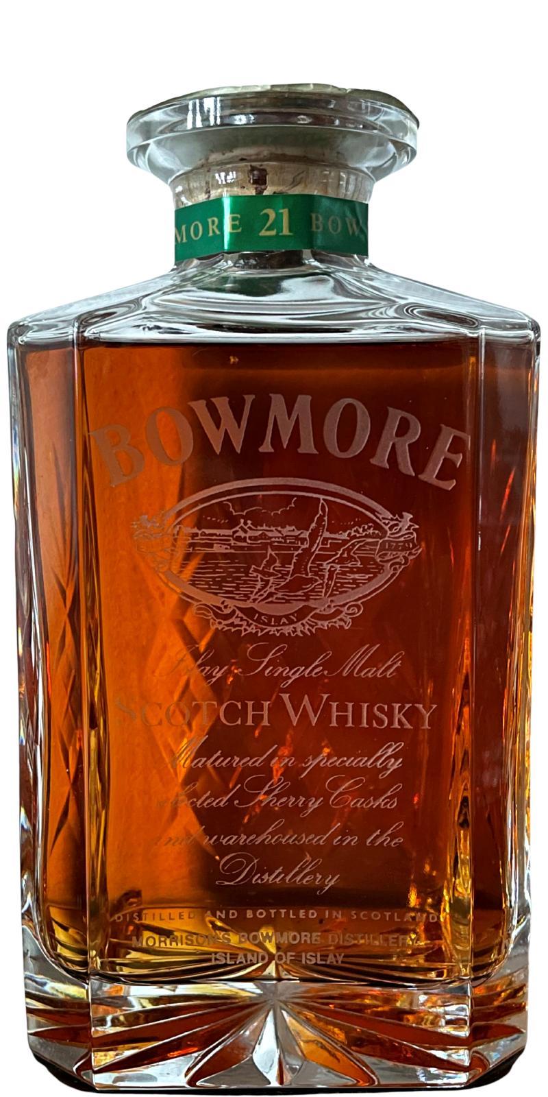 Bowmore 21-year-old Crystal Decanter