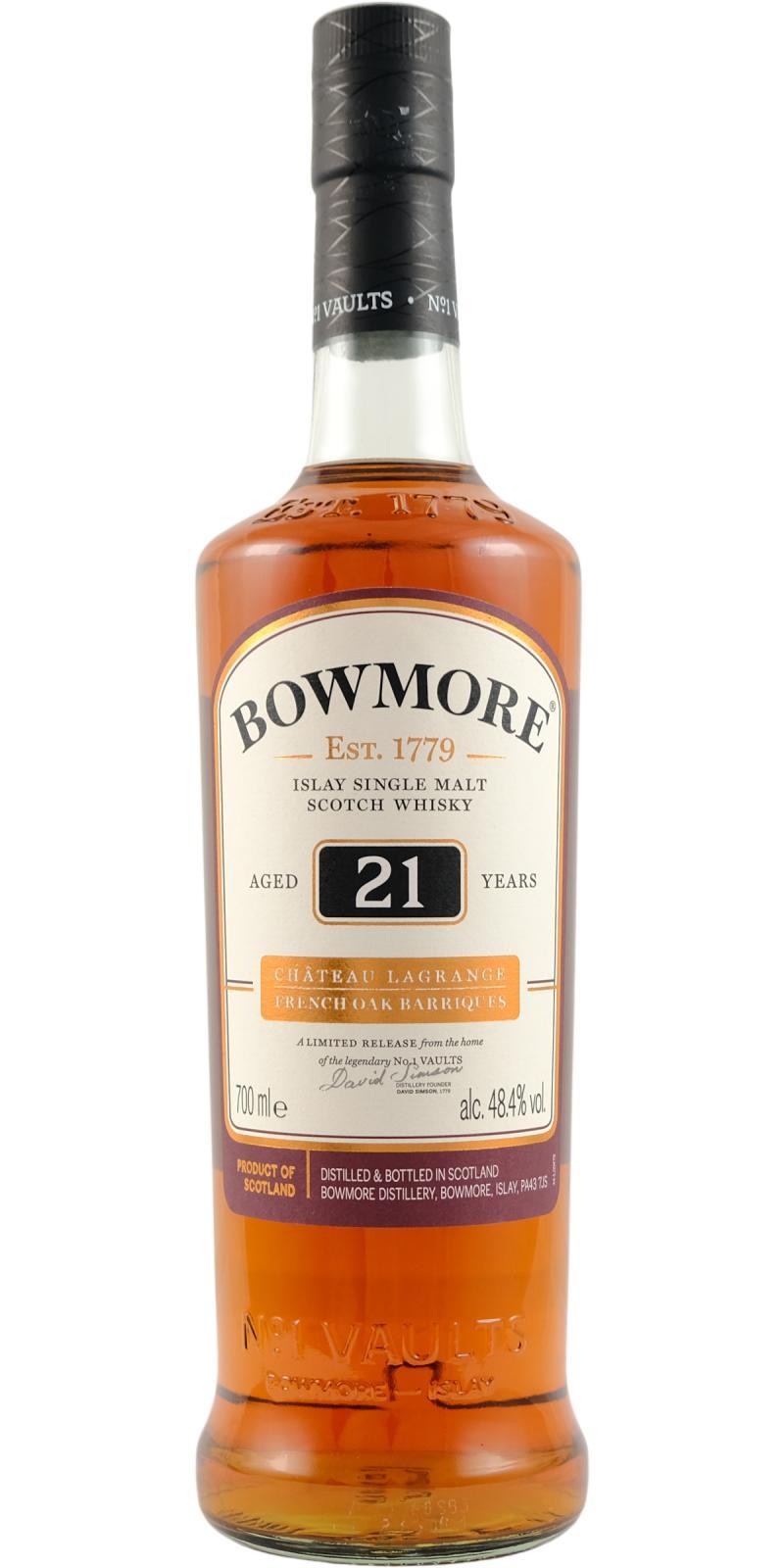Bowmore 21-year-old Château Lagrange French Oak Barriques