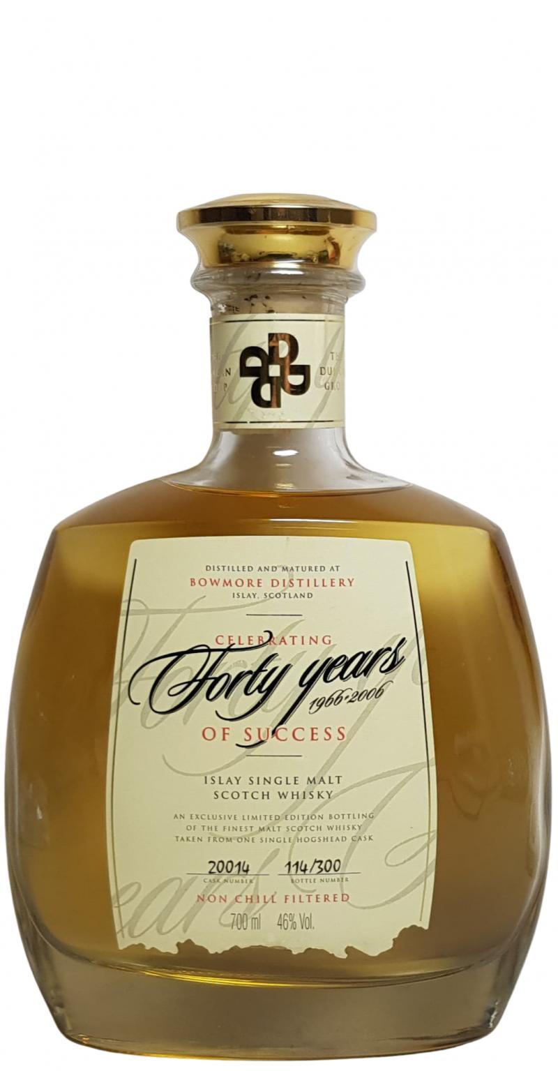 Bowmore 40 years of Success The Duncan Group