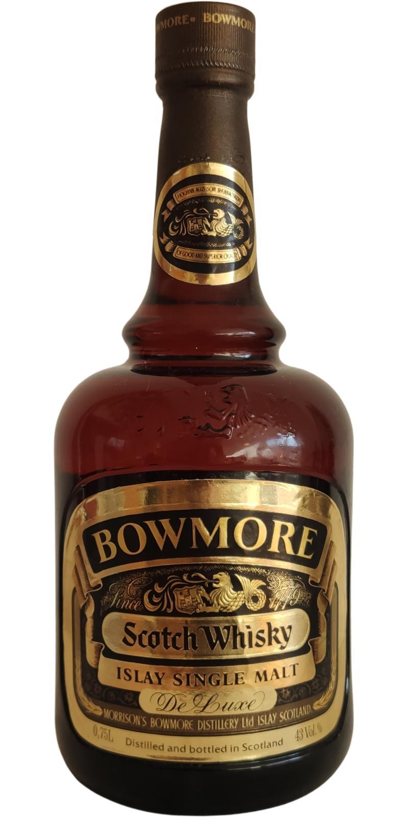 Bowmore De Luxe Dumpy Brown Bottle