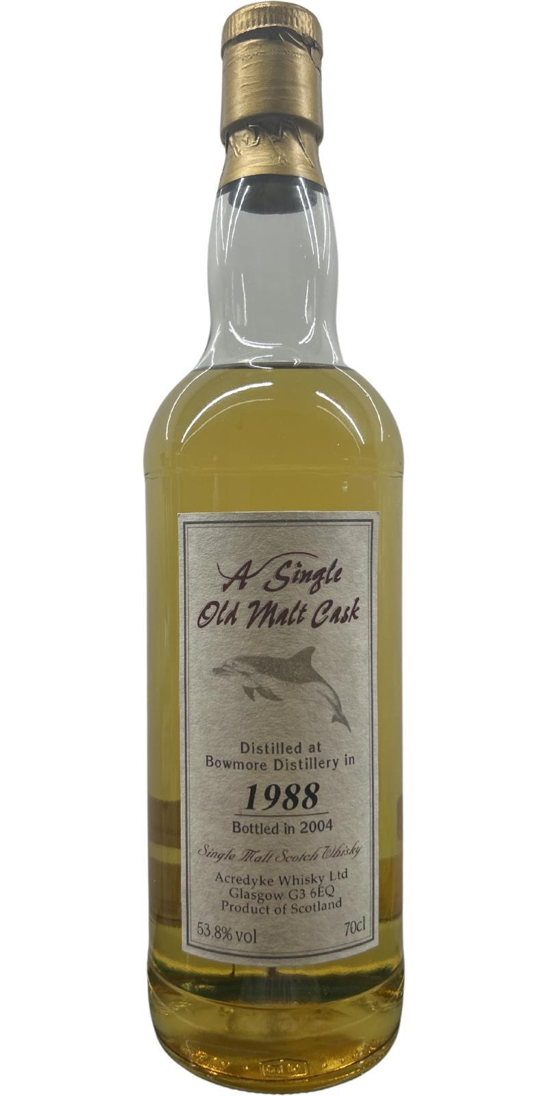 Bowmore 1988 AWL A Single Old Malt Cask