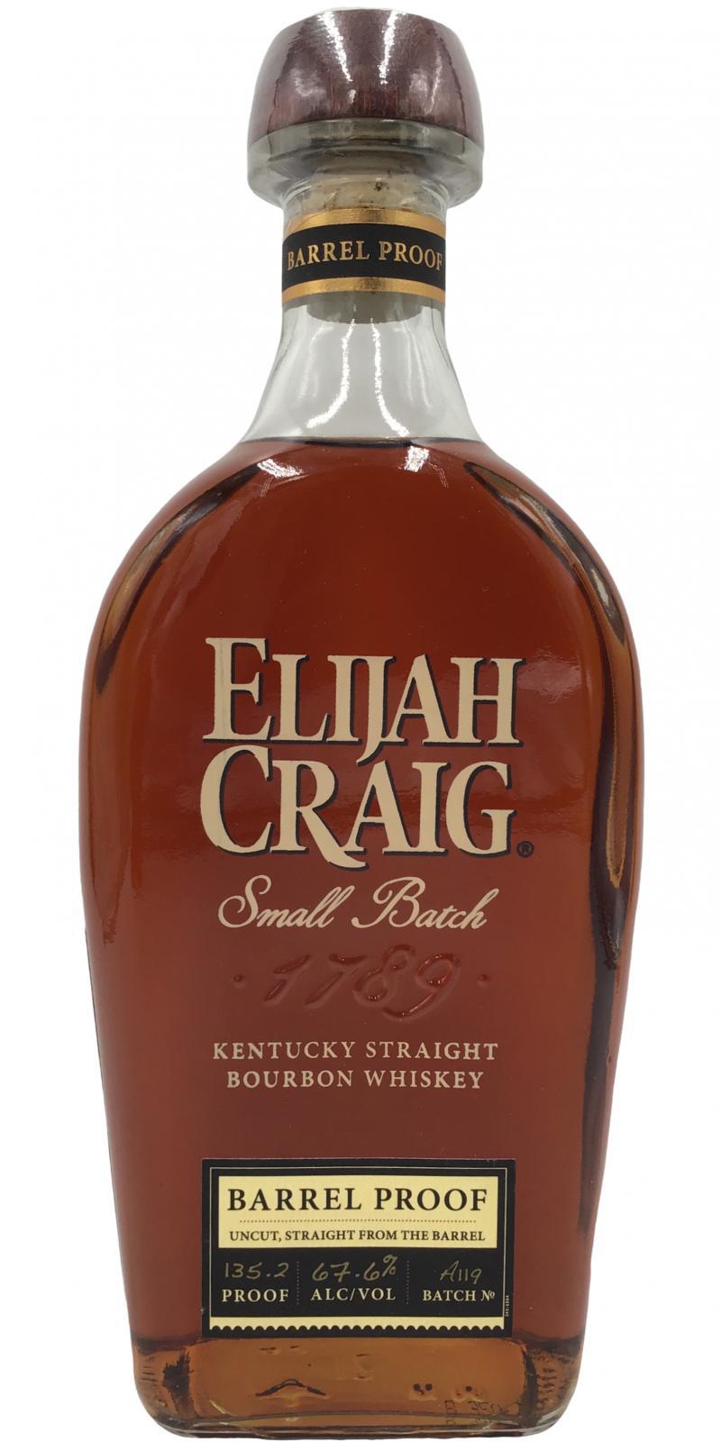 Elijah Craig Barrel Proof  Small Batch Kentucky Straight Bourbon Whiskey